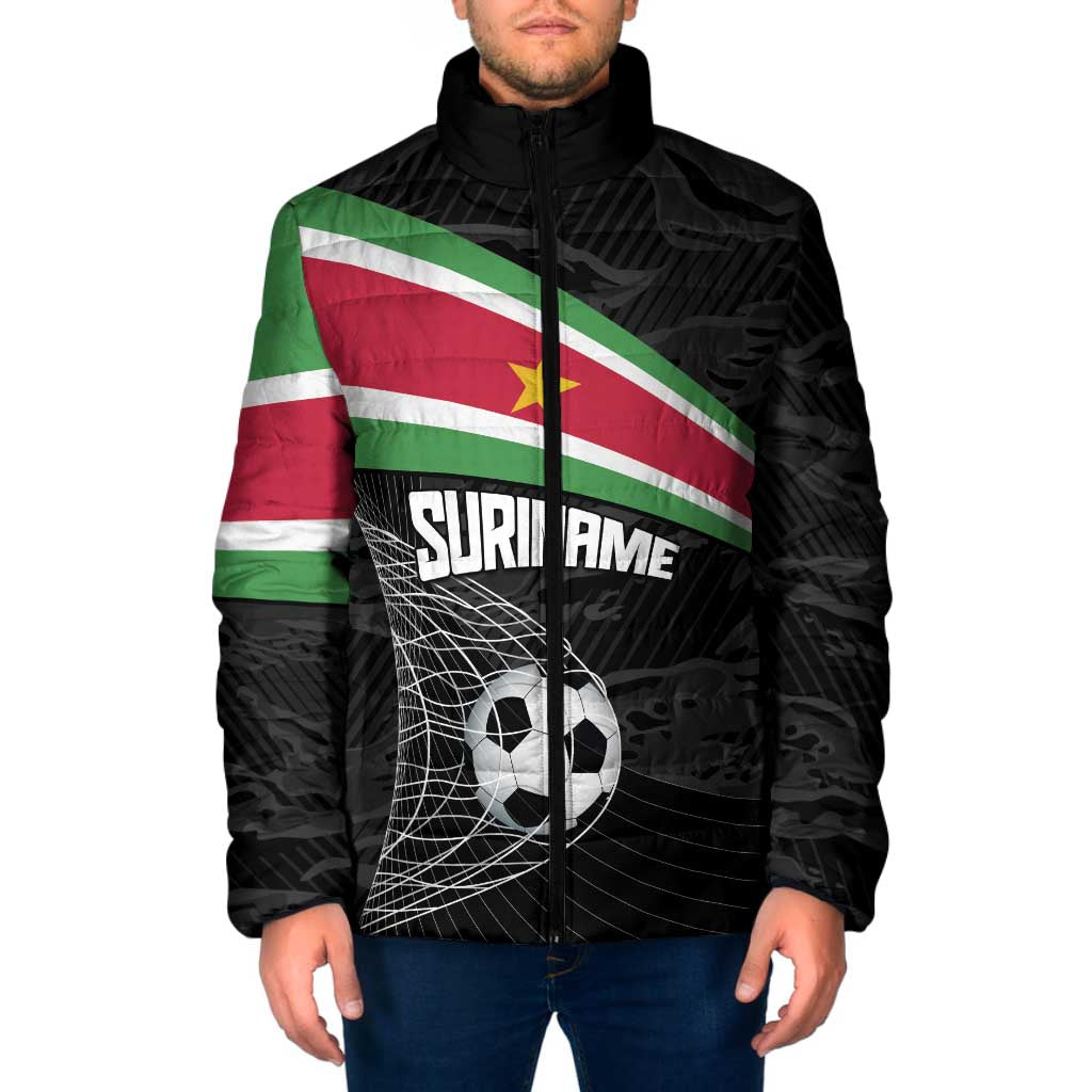 Custom Suriname Football 2026 Padded Jacket Come On Natio