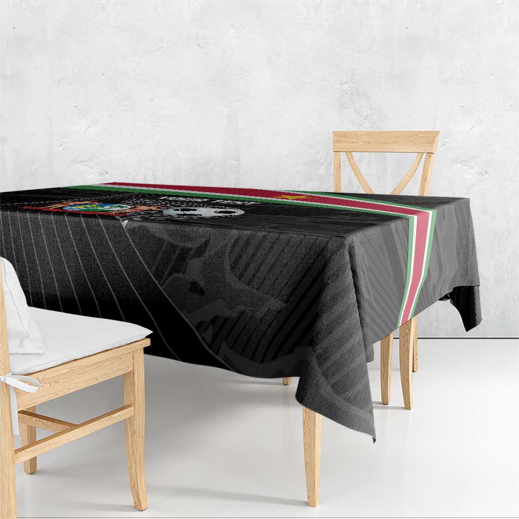 Custom Suriname Football 2026 Tablecloth Come On Natio