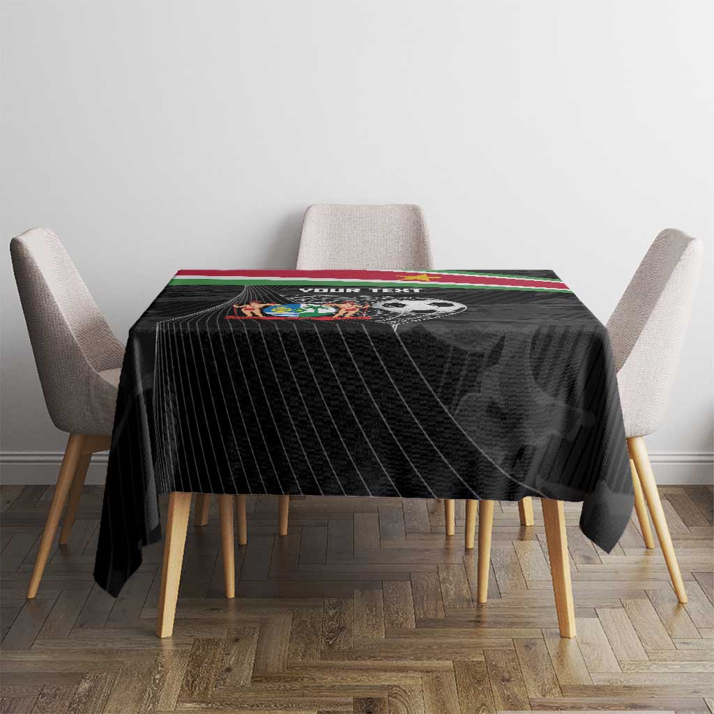 Custom Suriname Football 2026 Tablecloth Come On Natio