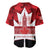 Canada Day Baseball Jersey 2024 Canadian Maple Leaf Pattern - Wonder Print Shop