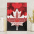 Canada Day Canvas Wall Art 2024 Canadian Maple Leaf Pattern - Wonder Print Shop