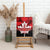 Canada Day Canvas Wall Art 2024 Canadian Maple Leaf Pattern - Wonder Print Shop