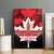 Canada Day Canvas Wall Art 2024 Canadian Maple Leaf Pattern - Wonder Print Shop