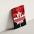 Canada Day Canvas Wall Art 2024 Canadian Maple Leaf Pattern - Wonder Print Shop