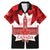 Canada Day Family Matching Mermaid Dress and Hawaiian Shirt 2024 Canadian Maple Leaf Pattern - Wonder Print Shop