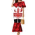 Canada Day Family Matching Mermaid Dress and Hawaiian Shirt 2024 Canadian Maple Leaf Pattern - Wonder Print Shop