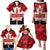 Canada Day Family Matching Puletasi and Hawaiian Shirt 2024 Canadian Maple Leaf Pattern - Wonder Print Shop