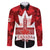 Canada Day Family Matching Puletasi and Hawaiian Shirt 2024 Canadian Maple Leaf Pattern - Wonder Print Shop