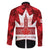 Canada Day Family Matching Puletasi and Hawaiian Shirt 2024 Canadian Maple Leaf Pattern - Wonder Print Shop