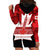 Canada Day Hoodie Dress 2024 Canadian Maple Leaf Pattern - Wonder Print Shop