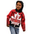 Canada Day Kid Hoodie 2024 Canadian Maple Leaf Pattern - Wonder Print Shop