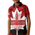 Canada Day Kid Polo Shirt 2024 Canadian Maple Leaf Pattern - Wonder Print Shop