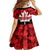 Canada Day Kid Short Sleeve Dress 2024 Canadian Maple Leaf Pattern - Wonder Print Shop