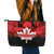 Canada Day Leather Tote Bag 2024 Canadian Maple Leaf Pattern - Wonder Print Shop