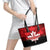 Canada Day Leather Tote Bag 2024 Canadian Maple Leaf Pattern - Wonder Print Shop