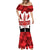 Canada Day Mermaid Dress 2024 Canadian Maple Leaf Pattern - Wonder Print Shop