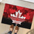 Canada Day Rubber Doormat 2024 Canadian Maple Leaf Pattern