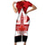 Canada Day Short Sleeve Bodycon Dress 2024 Canadian Maple Leaf Pattern