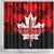 Canada Day Shower Curtain 2024 Canadian Maple Leaf Pattern