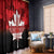 Canada Day Window Curtain 2024 Canadian Maple Leaf Pattern