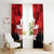 Canada Day Window Curtain 2024 Canadian Maple Leaf Pattern