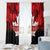 Canada Day Window Curtain 2024 Canadian Maple Leaf Pattern