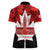 Canada Day Women Polo Shirt 2024 Canadian Maple Leaf Pattern