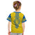 Ukraine Kid T Shirt Gold Trident Belarus Folk Pattern - Wonder Print Shop