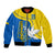 Ukraine Bomber Jacket Slava Ukraini Sporty Version - Wonder Print Shop