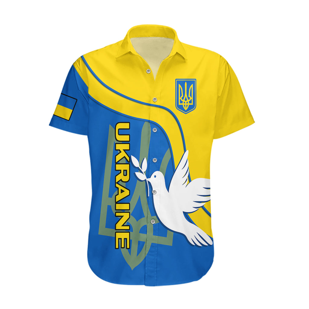 Ukraine Hawaiian Shirt Slava Ukraini Sporty Version - Wonder Print Shop