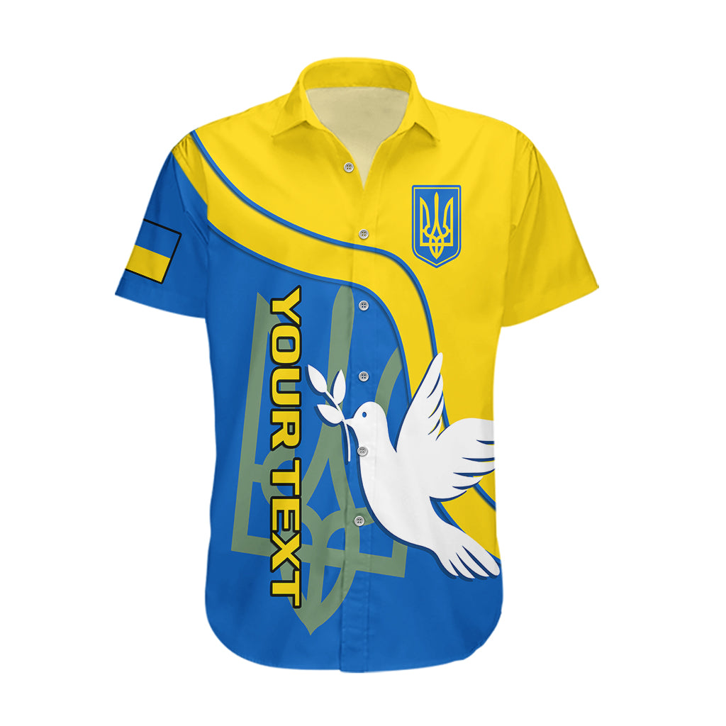 Personalised Ukraine Hawaiian Shirt Slava Ukraini Sporty Version - Wonder Print Shop