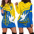 Personalised Ukraine Hoodie Dress Slava Ukraini Sporty Version - Wonder Print Shop