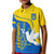 Personalised Ukraine Kid Polo Shirt Slava Ukraini Sporty Version - Wonder Print Shop