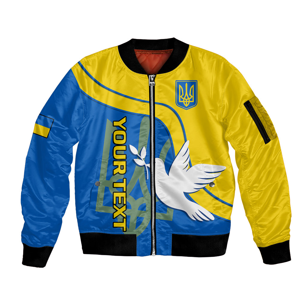 personalised-ukraine-sleeve-zip-bomber-jacket-slava-ukraini-sporty-version