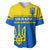 Personalised Ukraine Football Baseball Jersey Come On Ukraina - Wonder Print Shop