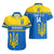 Personalised Ukraine Football Hawaiian Shirt Come On Ukraina - Wonder Print Shop