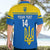 Personalised Ukraine Football Hawaiian Shirt Come On Ukraina - Wonder Print Shop