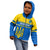 Personalised Ukraine Football Kid Hoodie Come On Ukraina - Wonder Print Shop