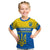 Personalised Ukraine Football Kid T Shirt Come On Ukraina - Wonder Print Shop