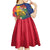 Chad Independence Day Kid Short Sleeve Dress Happy 64 Years Of Independence - Wonder Print Shop