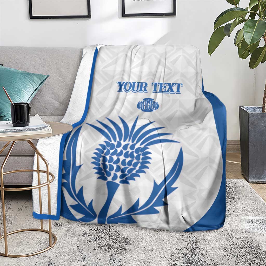 Scotland Rugby 2025 Custom Blanket Come On Thistle