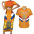 Custom Netherlands Rugby Couples Matching Short Sleeve Bodycon Dress and Hawaiian Shirt 2024 Go Champions Nederland - Wonder Print Shop