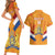 Custom Netherlands Rugby Couples Matching Short Sleeve Bodycon Dress and Hawaiian Shirt 2024 Go Champions Nederland - Wonder Print Shop