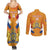 Custom Netherlands Rugby Couples Matching Summer Maxi Dress and Long Sleeve Button Shirt 2024 Go Champions Nederland - Wonder Print Shop