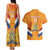 Custom Netherlands Rugby Couples Matching Tank Maxi Dress and Hawaiian Shirt 2024 Go Champions Nederland - Wonder Print Shop