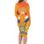 Custom Netherlands Rugby Family Matching Long Sleeve Bodycon Dress and Hawaiian Shirt 2024 Go Champions Nederland - Wonder Print Shop