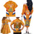 Custom Netherlands Rugby Family Matching Off The Shoulder Long Sleeve Dress and Hawaiian Shirt 2024 Go Champions Nederland - Wonder Print Shop