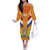 Custom Netherlands Rugby Family Matching Off The Shoulder Long Sleeve Dress and Hawaiian Shirt 2024 Go Champions Nederland - Wonder Print Shop