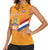 Custom Netherlands Rugby Women Sleeveless Polo Shirt 2024 Go Champions Nederland