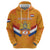 Custom Netherlands Rugby Zip Hoodie 2024 Go Champions Nederland